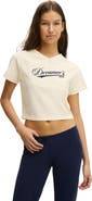 COTTON ON BODY Women's Dreamy Soft V Neck Baby Tee
