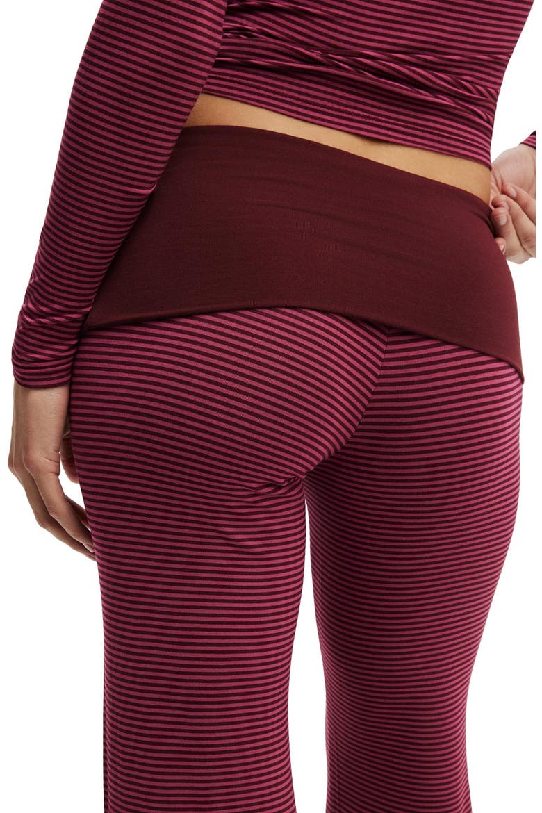 Women's Airy Soft Roll Waist Pant, Alternate, color, Smooth Billy Stripe