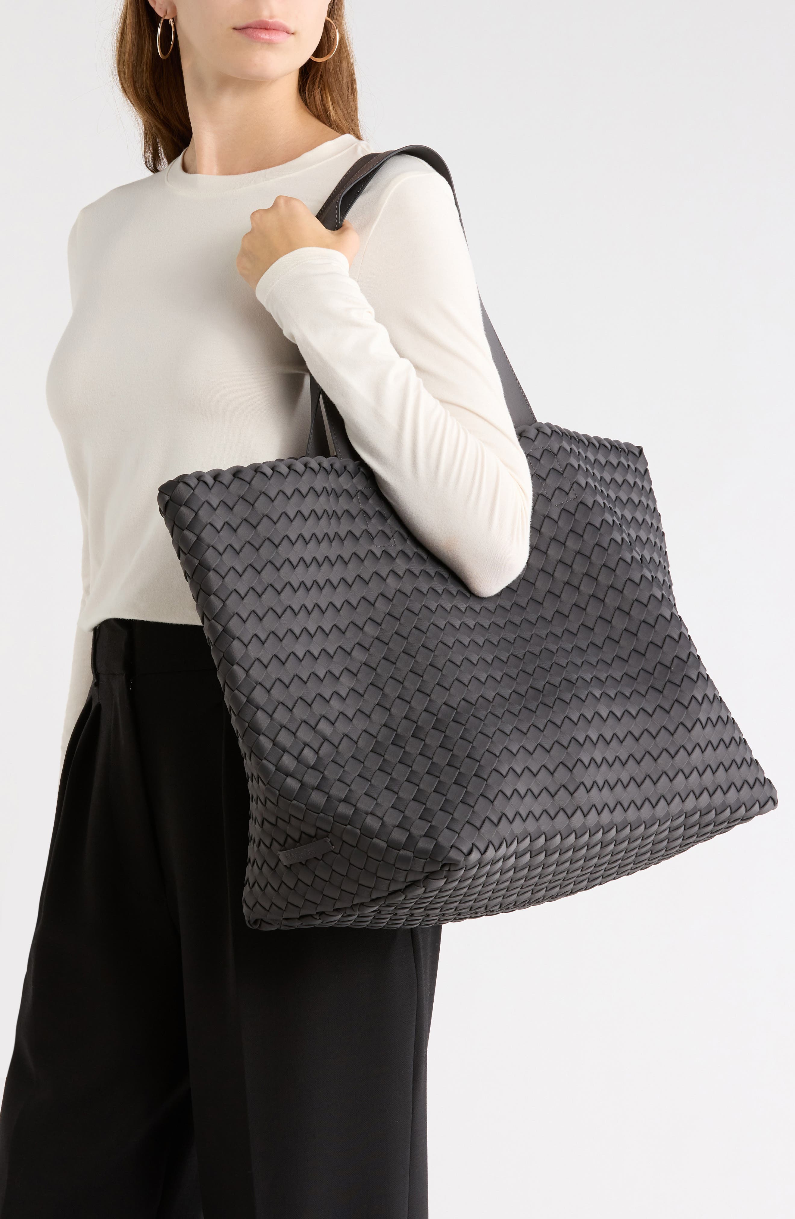 Large Como Tote, Alternate, color, ASH
