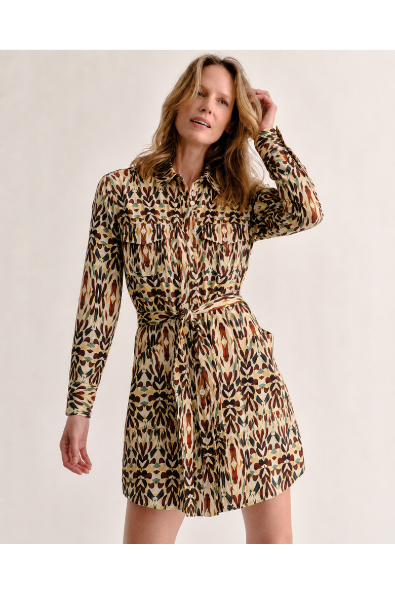 Melody Mini Shirt Dress, Alternate, color, Kaleidoscope Print