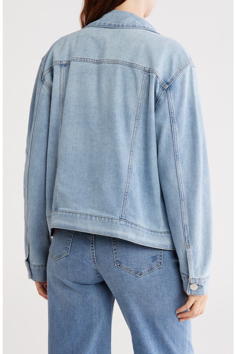 Denim Trucker Jacket, Alternate, color, KEY WEST
