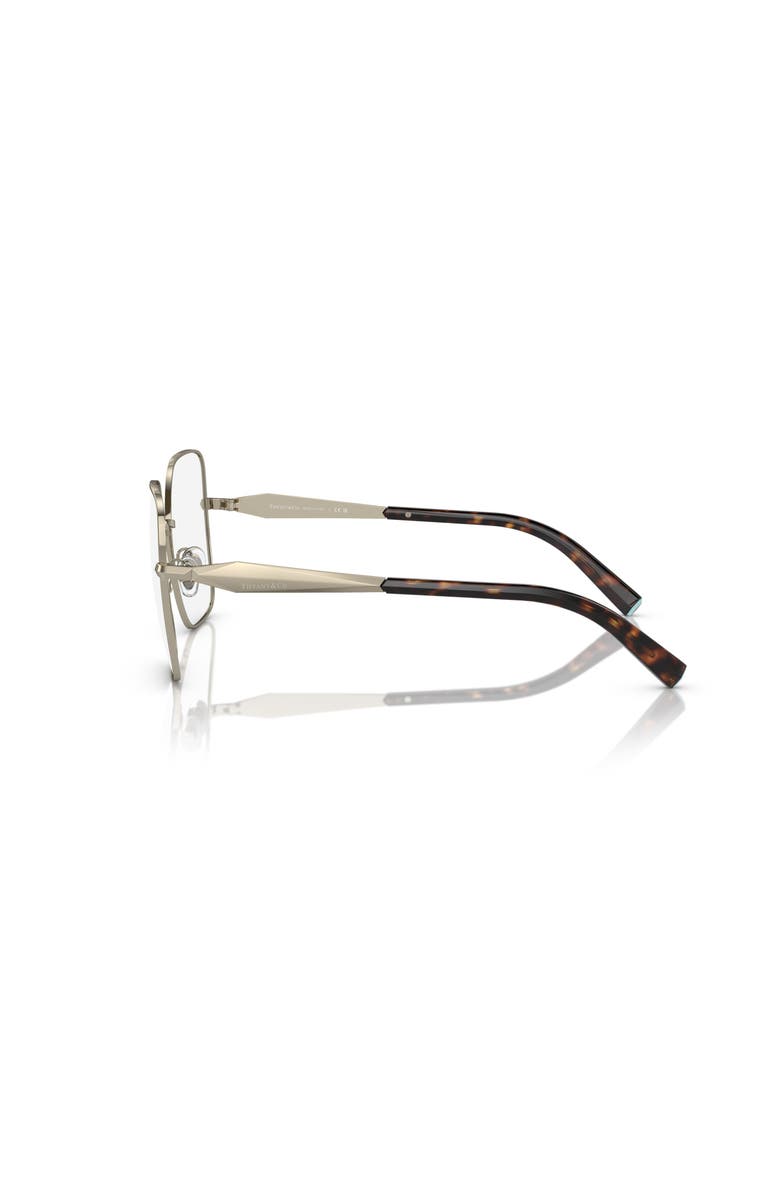 Tiffany & Co. 54mm Square optical glasses, Alternate, color, Gold