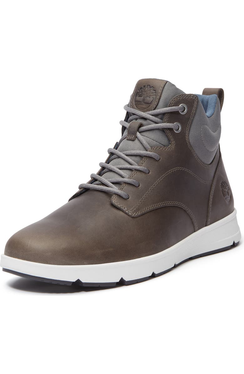 Timberland Parker Street High Top Sneaker, Alternate, color, Dark Grey Full Grain