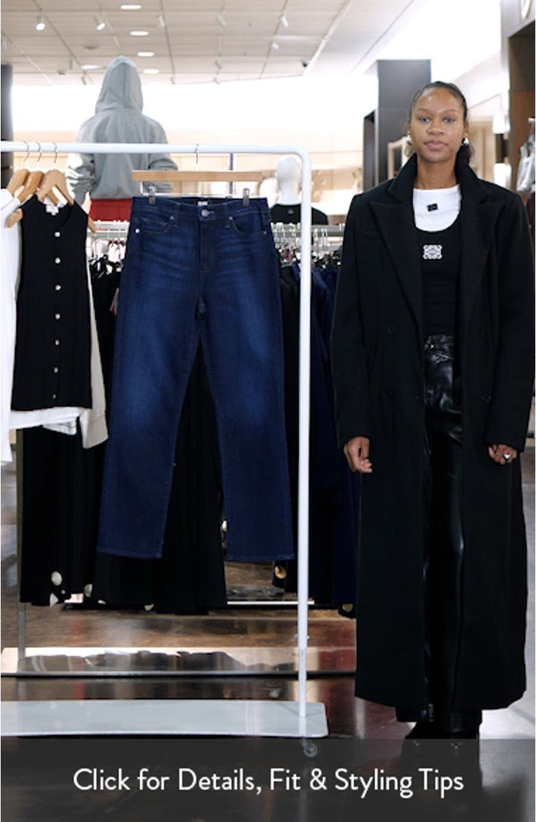 Cindy High Waist Crop Straight Leg Jeans, sales video thumbnail