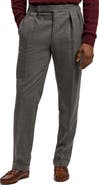 Ralph Lauren Purple Label Gregory Pleated Wool Flannel Trousers