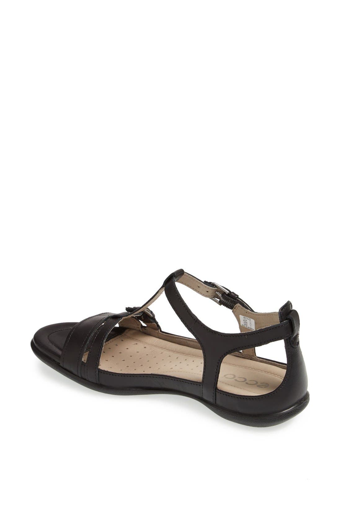 ECCO 'Flash' T-Strap Sandal, Alternate, color, 