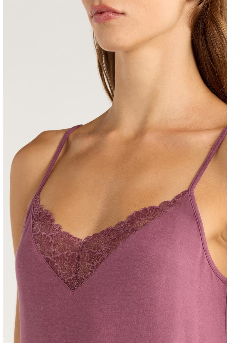 Moonlight Eco Lace Tim Chemise, Alternate, color, PURPLE SERUM