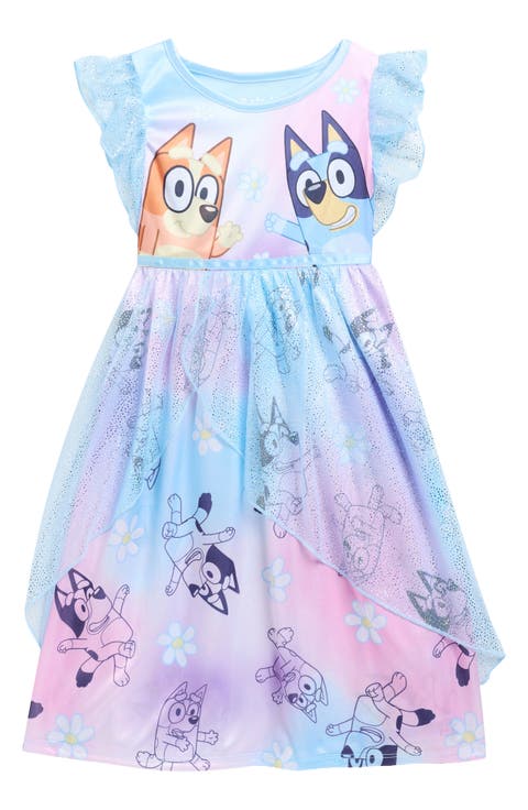 Kids' Bluey Gown Pajama (Little Kid & Big Kid)