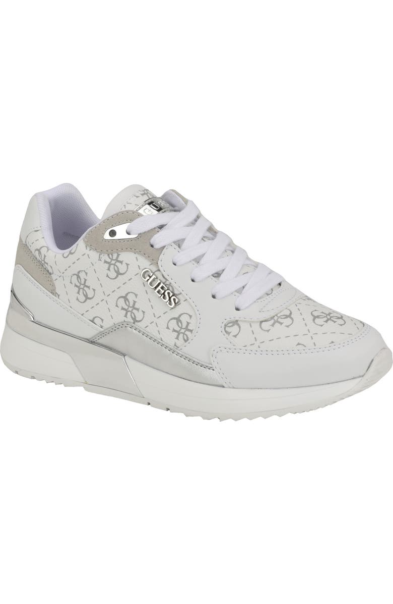 GUESS Moxea Sneaker, Main, color, White