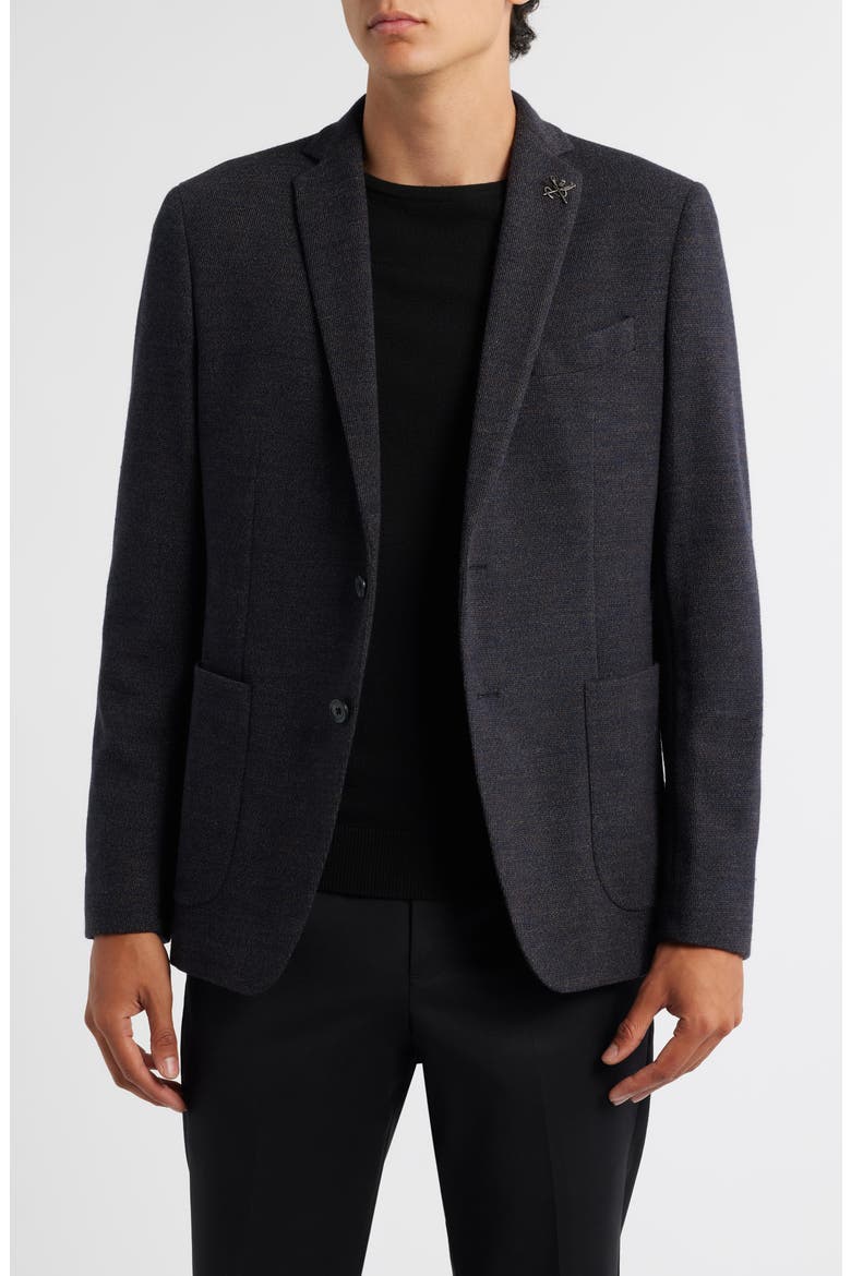 Varick-C Slim Fit Wool Blend Sport Coat, Main, color, NAVY