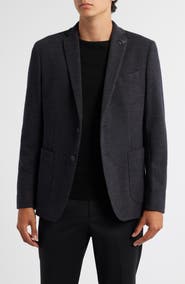 John Varvatos Star USA Varick-C Slim Fit Wool Blend Sport Coat