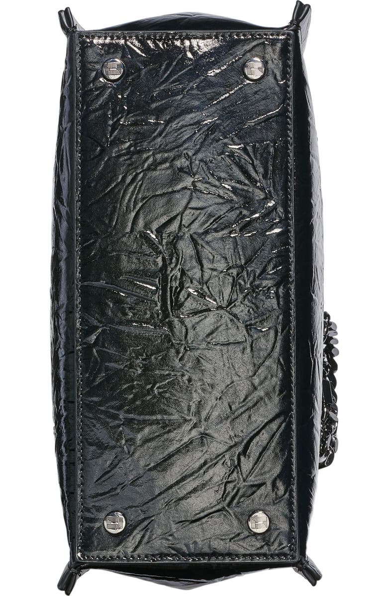 KARL LAGERFELD PARIS Cerise Leather Satchel, Alternate, color,