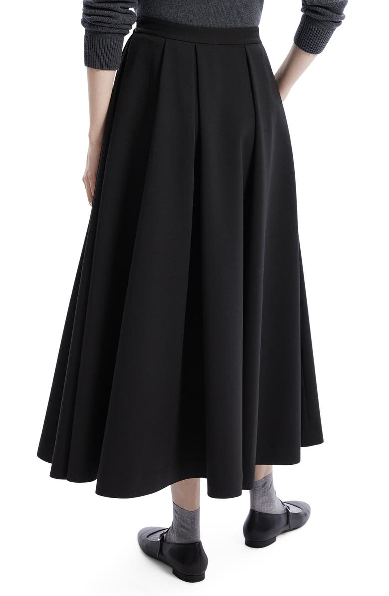 Theory Irregular Pleat Maxi Skirt, Alternate, color, 