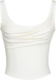 HOUSE OF CB The Drape Neck Corset Top