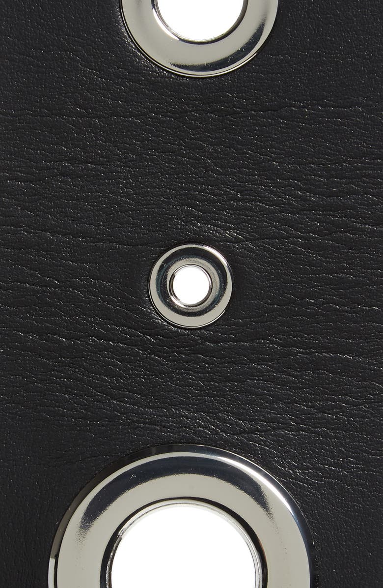 Lafayette 148 New York Grommet Leather Belt, Alternate, color,