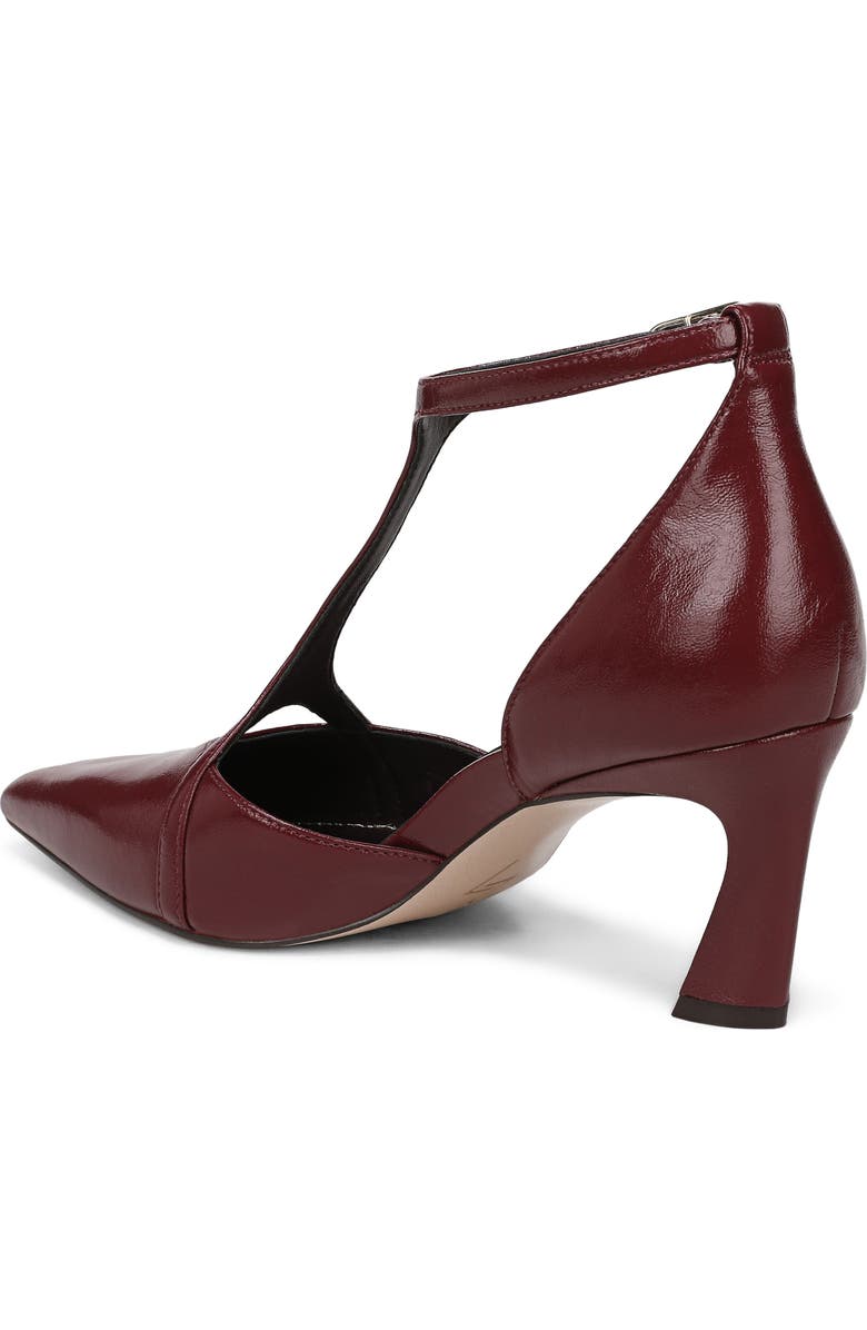 27 EDIT Naturalizer Ezlyn T-Strap Pointed Toe Pump, Alternate, color, Cranberry Red