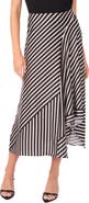 Vince Camuto Asymmetric Stripe Maxi Skirt