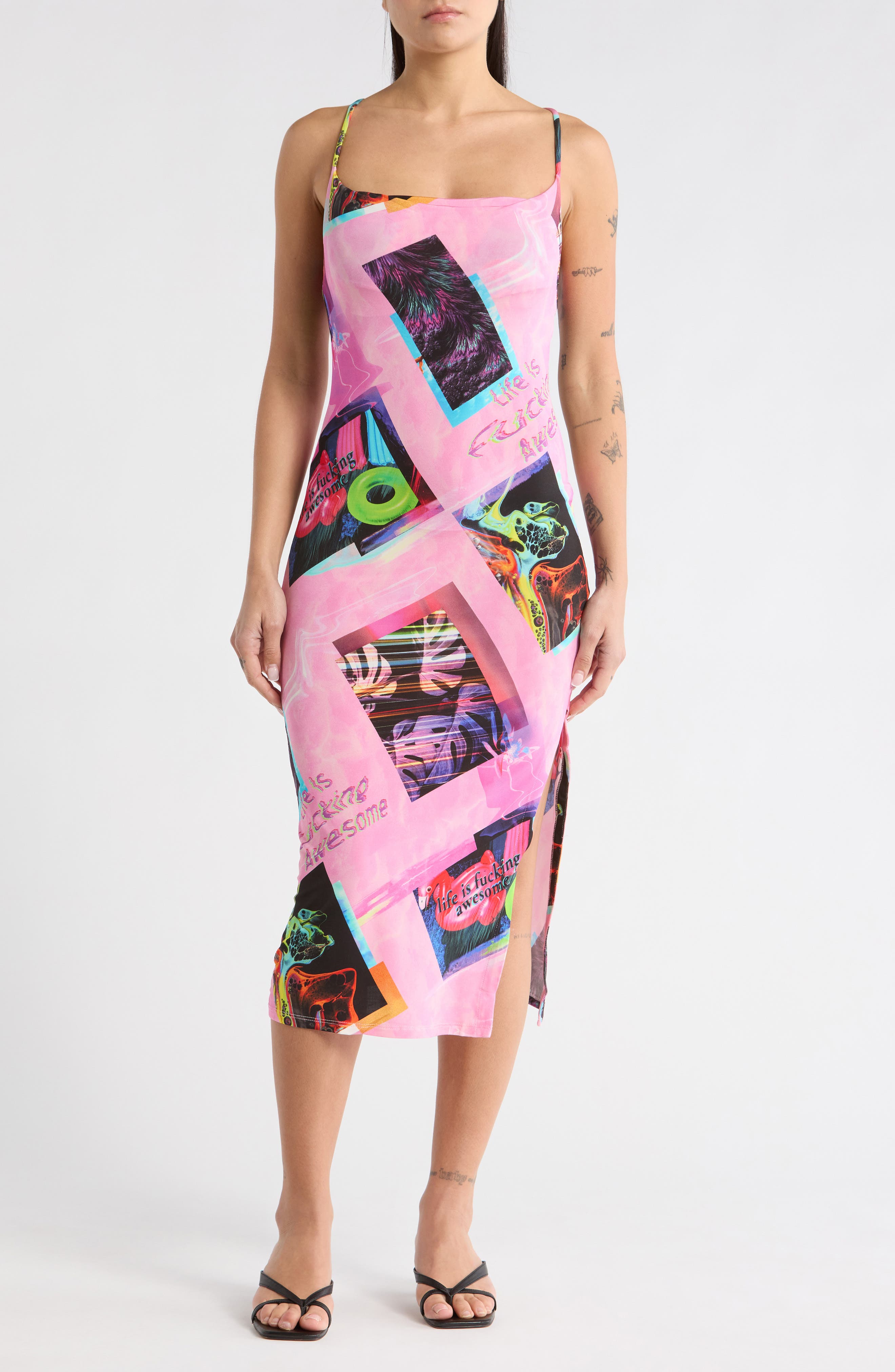 Desigual Graphic Slipdress