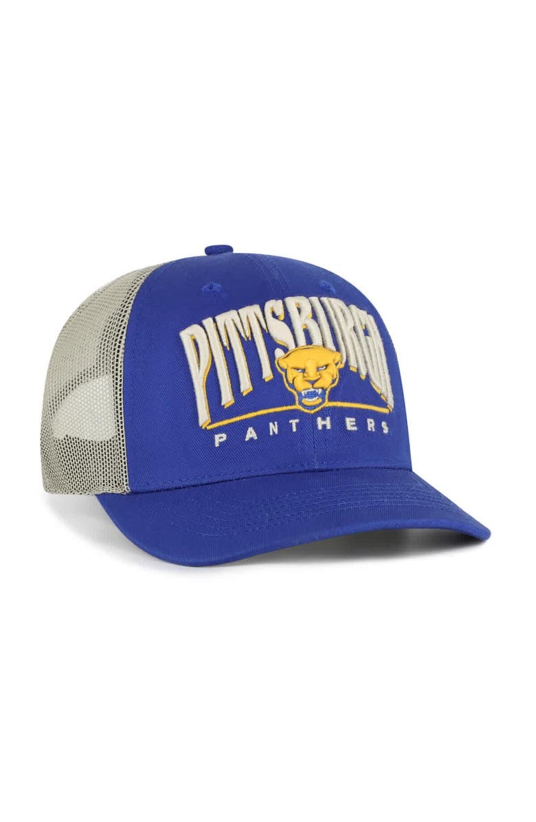 '47 Men's '47 Royal Pitt Panthers Arid Adjustable Trucker Hat, Alternate, color, Royal