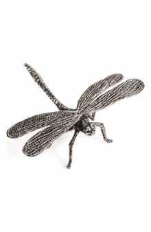 Zodax Antique Pewter Dragonfly Decorative Figurine