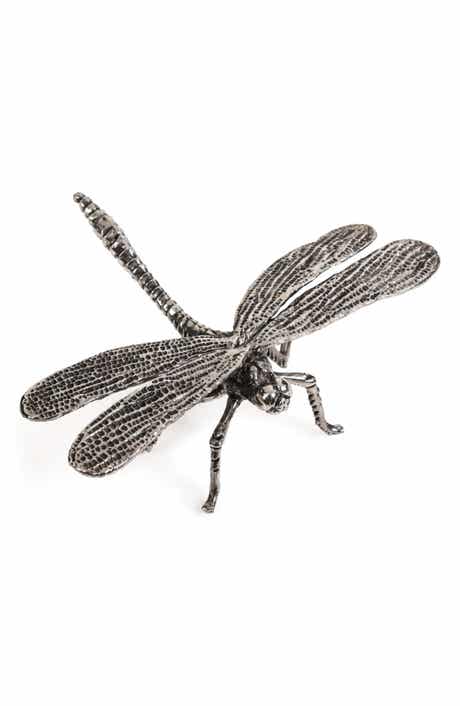 Zodax Antique Pewter Dragonfly Decorative Figurine
