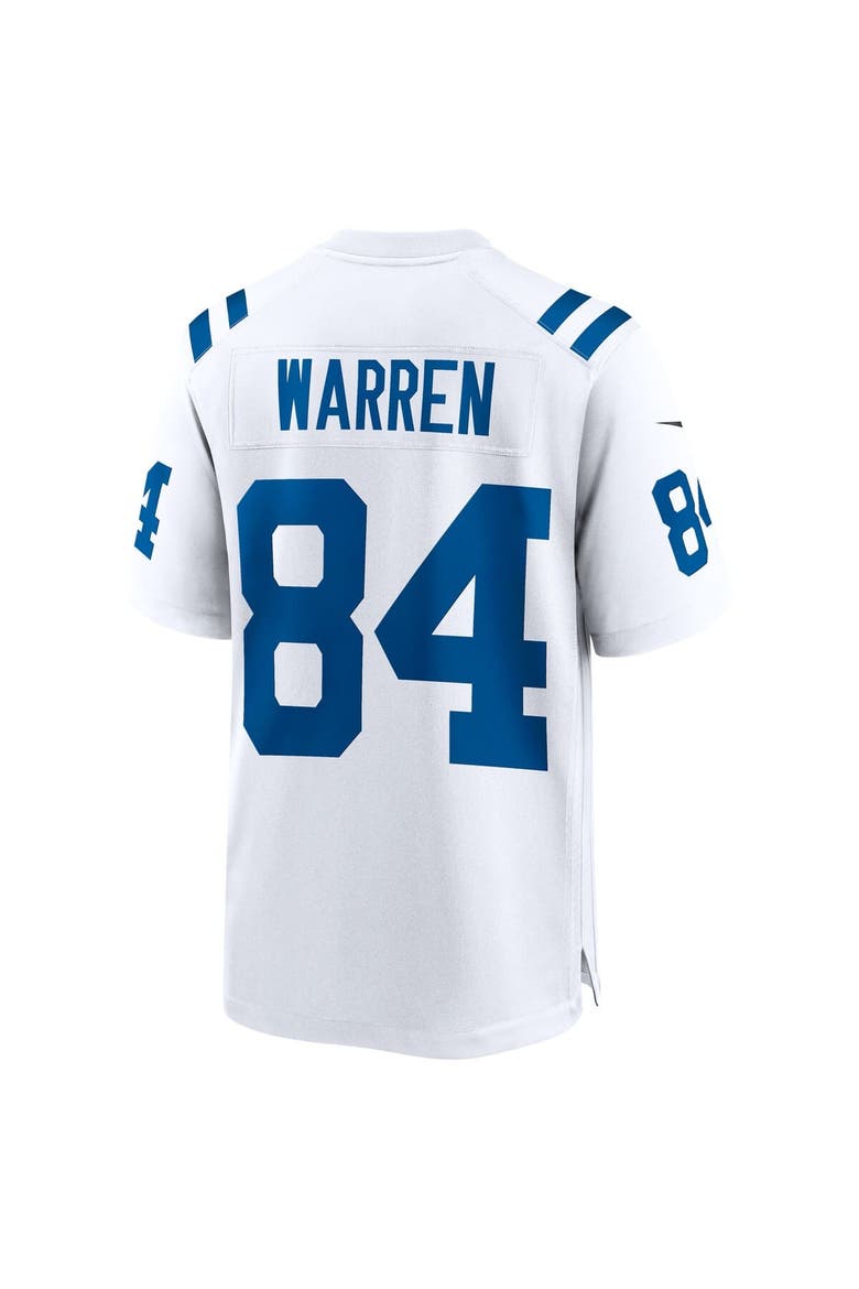 Men's Nike Tyler Warren  White Indianapolis Colts  Game Jersey, Alternate, color, White
