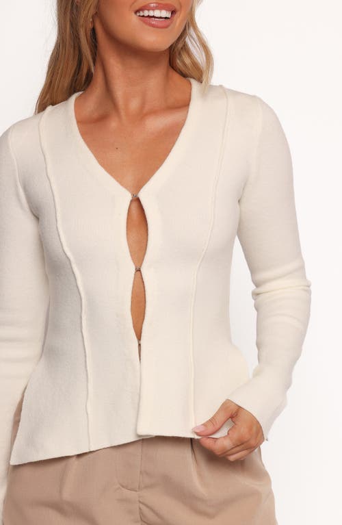 Petal And Pup Petal & Pup Eddie Split Front Cardigan In White