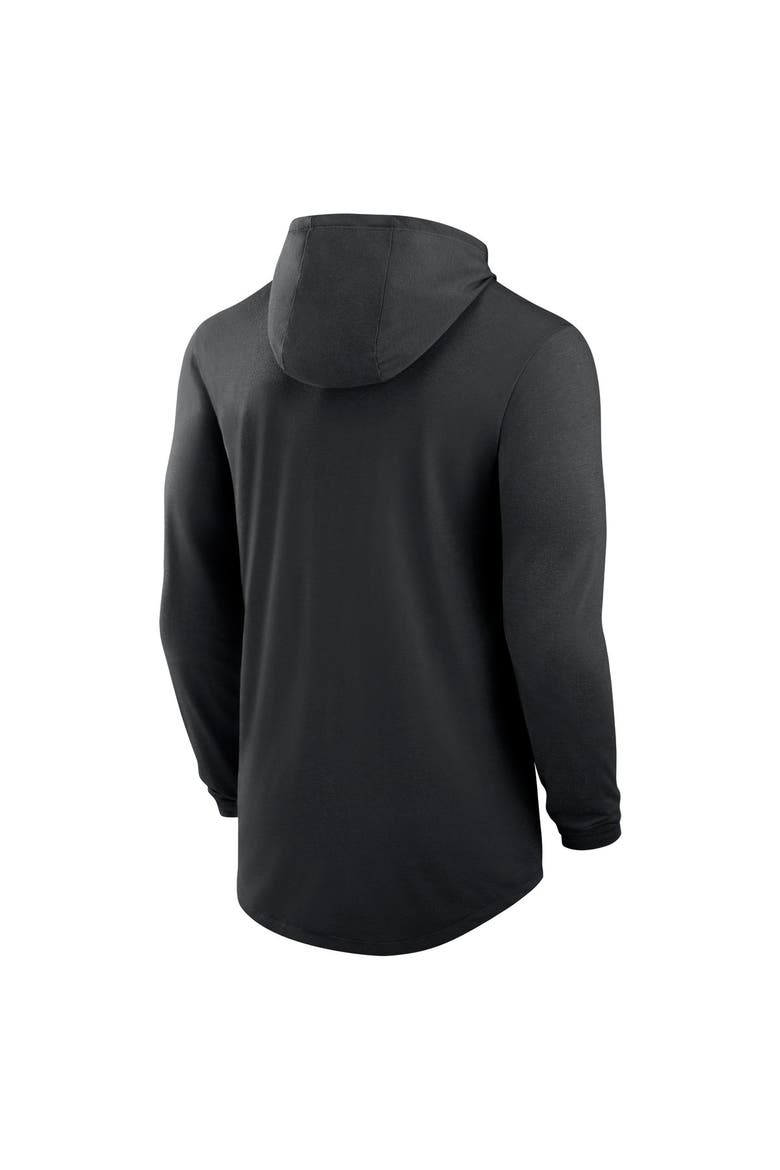 Men's Nike Black Army Black Knights 2026 West Point Classic Collection Dri-FIT Hooded Long Sleeve T-Shirt, Alternate, color, Black