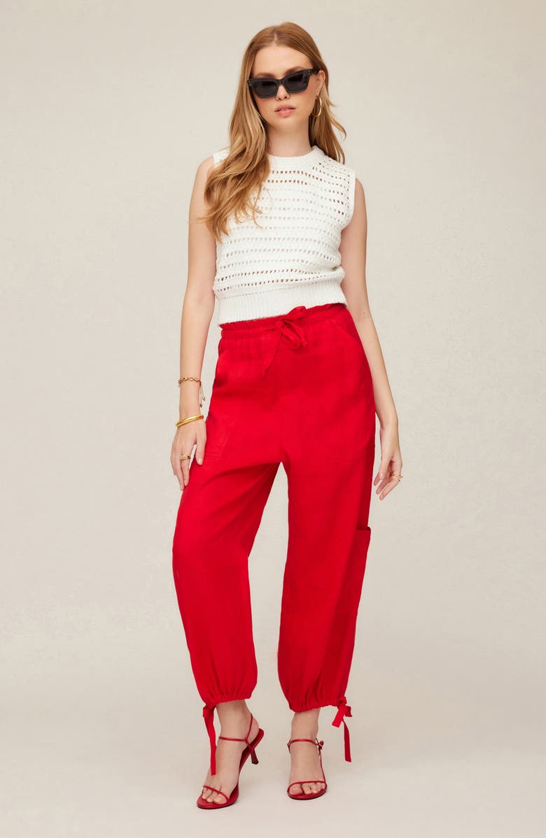 FIFTEEN TWENTY Tara Open Knit Vest, Alternate, color, Off White