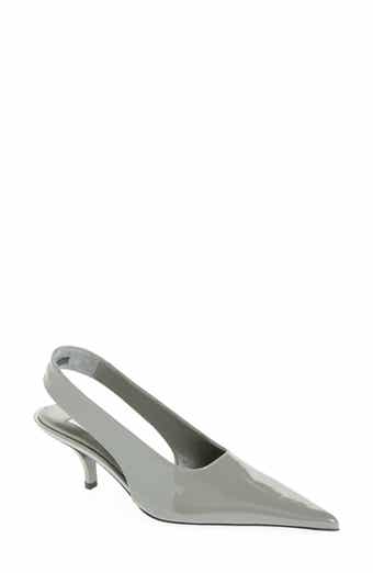 Classic Kitten Heel Slingback Pump