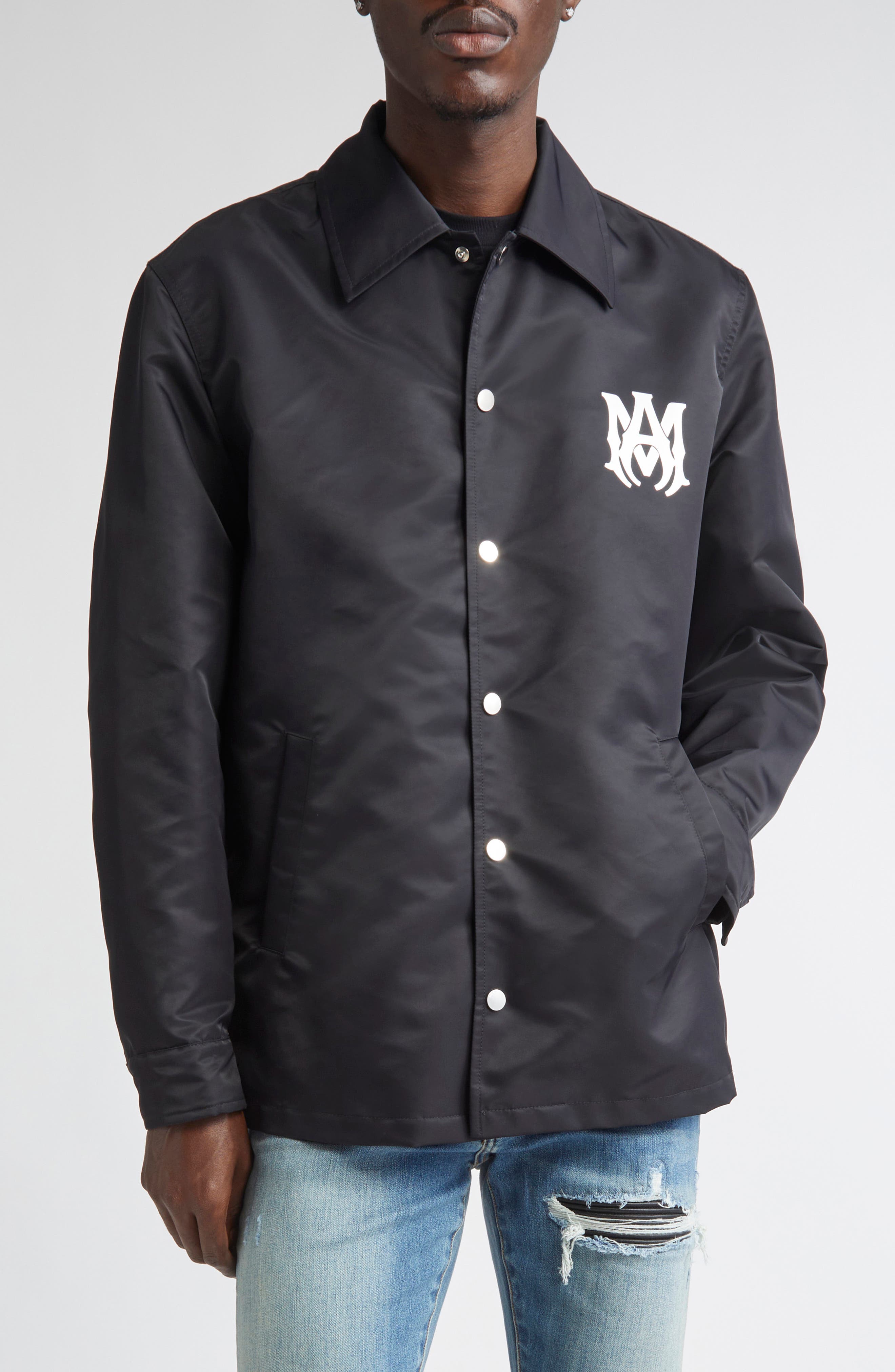 MA Water Resistant Nylon Coach's Jacket