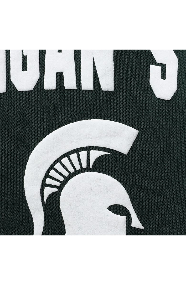 Nike Women's Nike Green/Charcoal Michigan State Spartans Campus Dolman Pullover Sweatshirt, Alternate, color, 