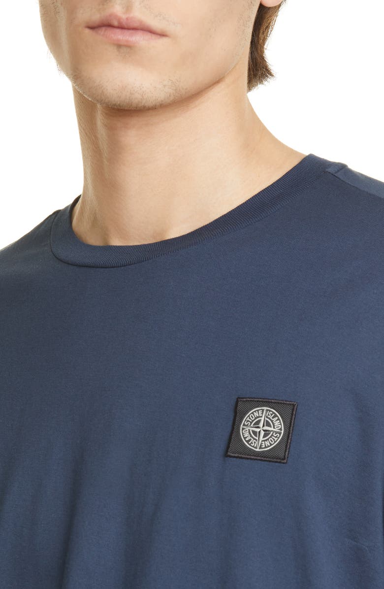 Stone Island Logo Patch Long Sleeve T-Shirt, Alternate, color, 