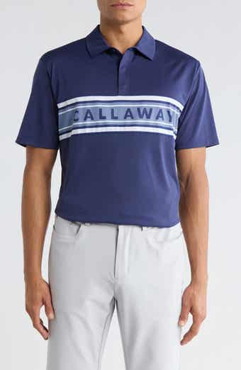 Callaway Logo Colorblock Golf Polo