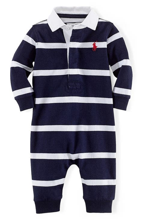 Ralph Lauren boys 3 & 9 months rompers good