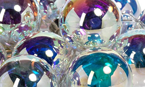 Zodax Set Of 10 Spectrum Led String Lights In Multi