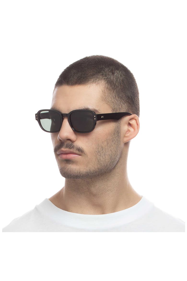 Unthinkable 53mm Square Sunglasses, Alternate, color, BLACK