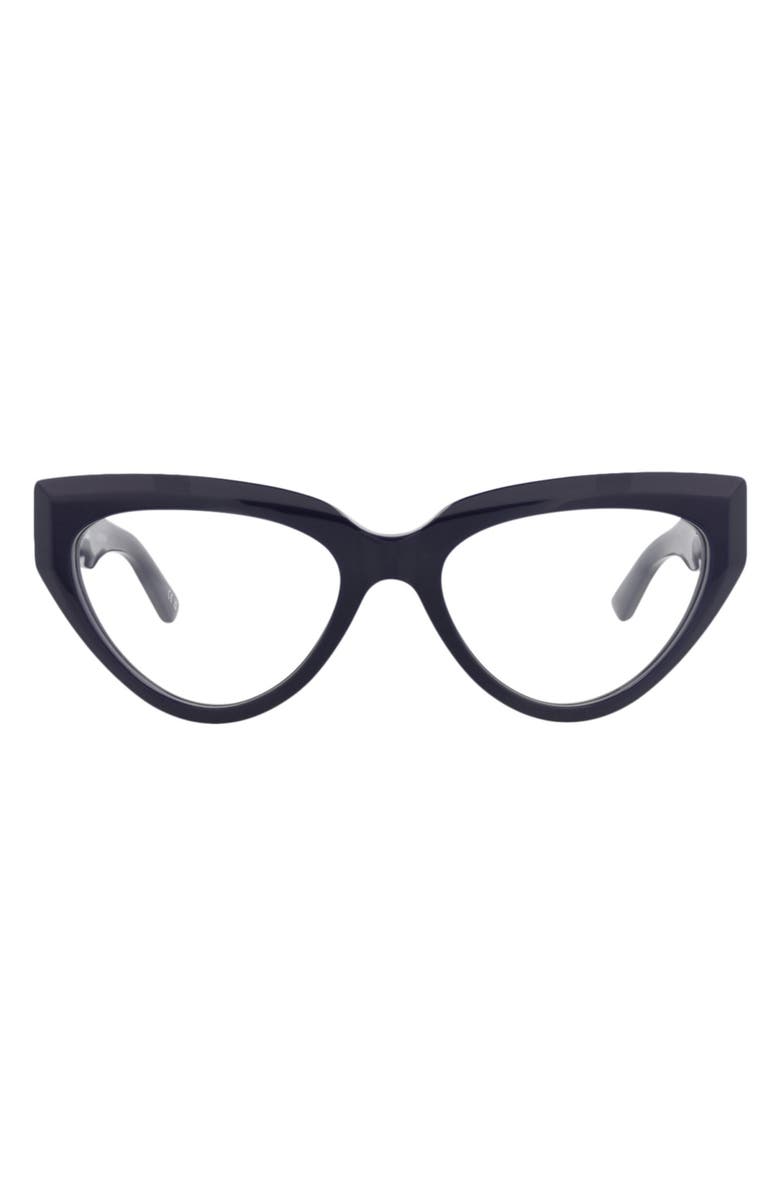 Balenciaga 53mm Cat Eye Optical Glasses, Main, color,