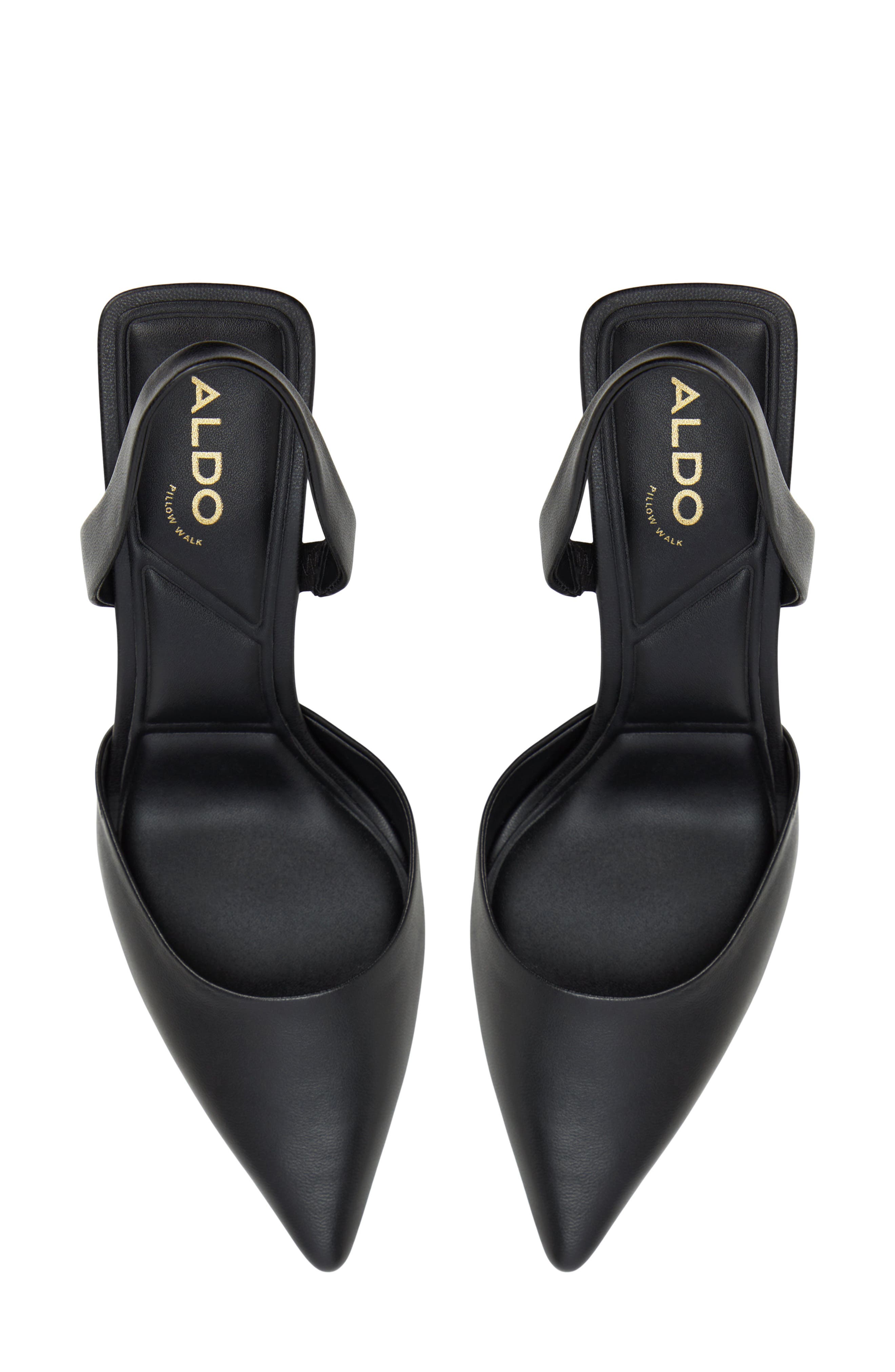 ALDO Brusanti Pointed Toe Slingback Pump, Alternate, color, Black