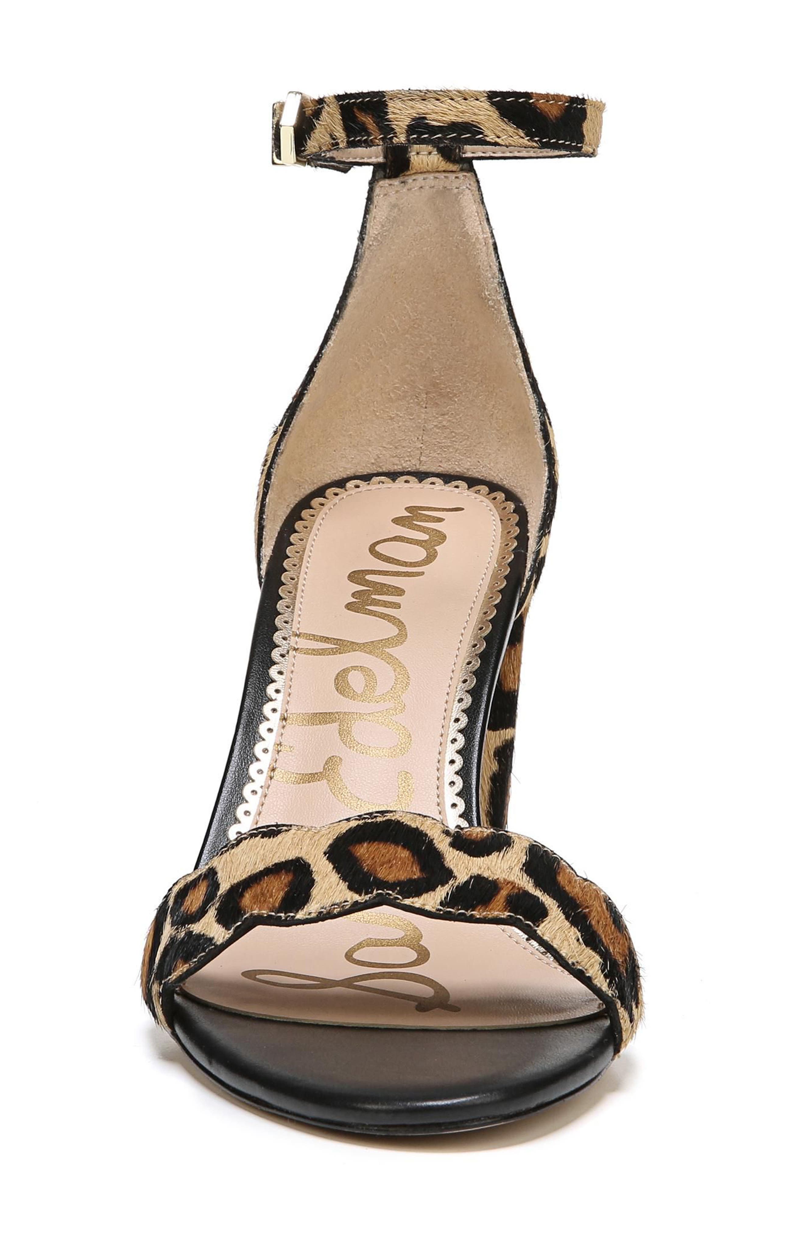 Odila Sandal, Alternate, color, NEW NUDE LEOPARD CALF HAIR