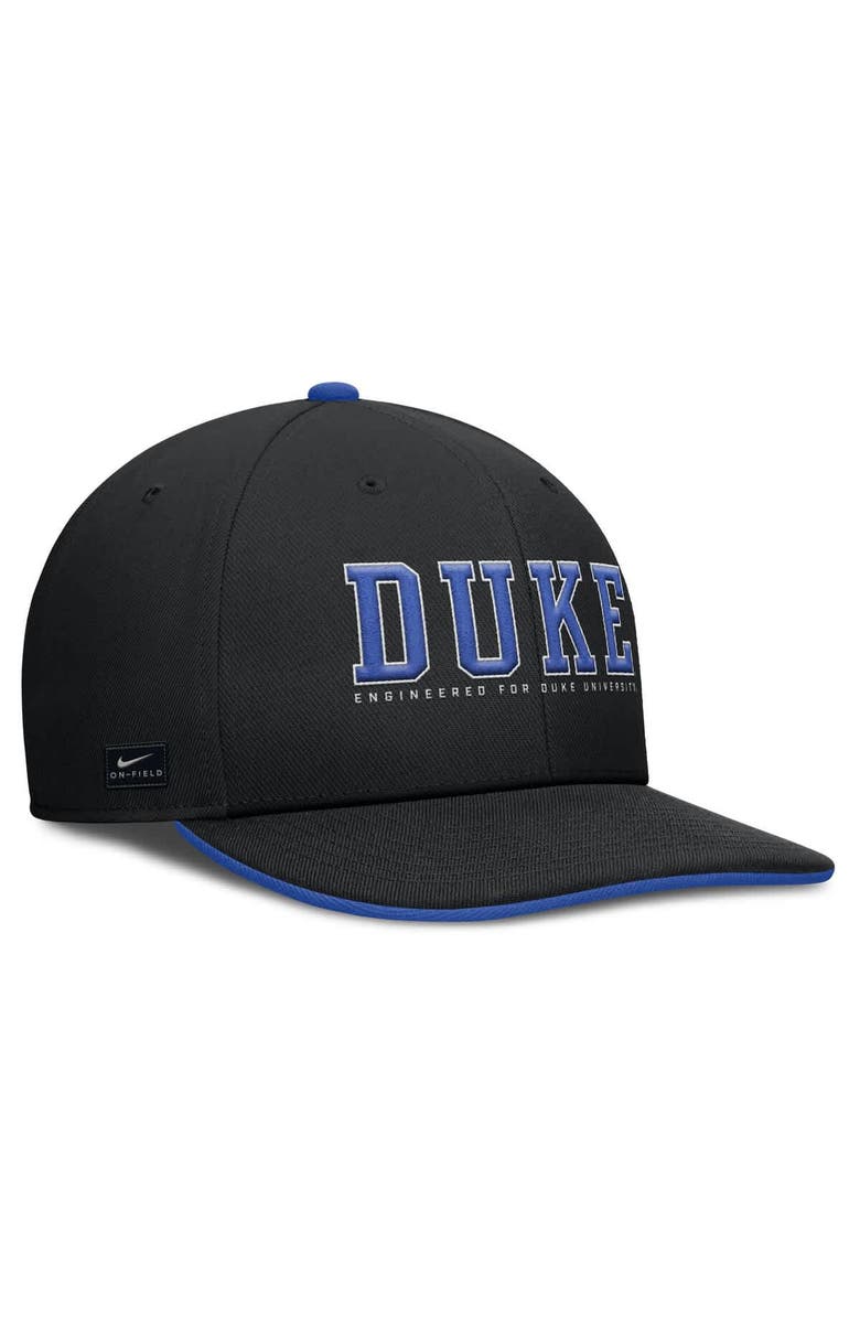 Nike Men's Nike Black Duke Blue Devils 2025 On-Field Pro Performance Adjustable Hat, Alternate, color, Black