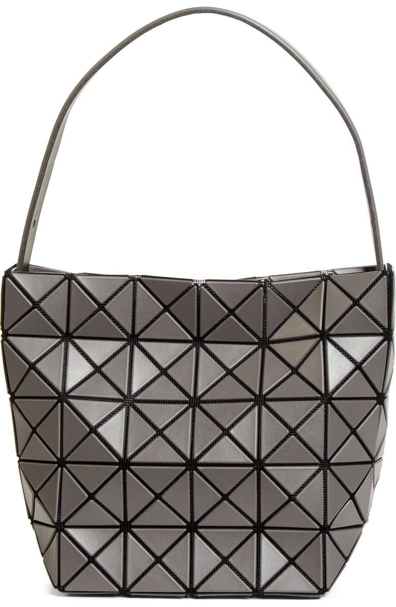 Bao Bao Issey Miyake Small Valley Hobo Bag, Alternate, color, Charcoal