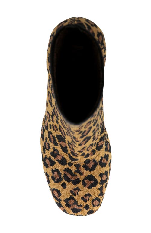 Mia Candra Platform Boot In Animal Print