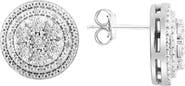EFFY Sterling Silver Diamond Stud Earrings