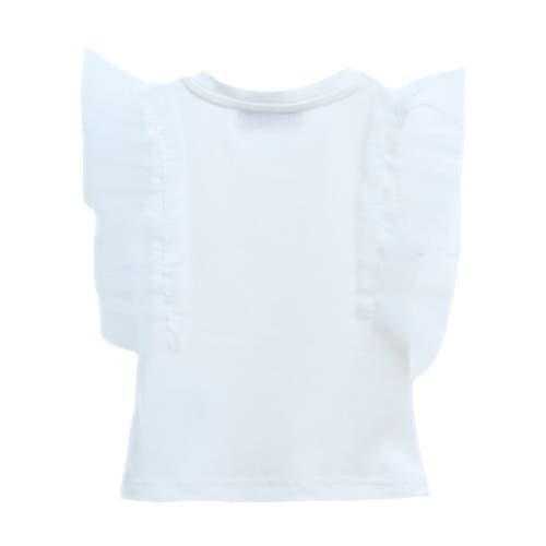 Shop Mimi Tutu Tulle Frill T-shirt In White