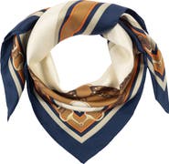 Lauren Ralph Lauren Belting Silk Square Scarf