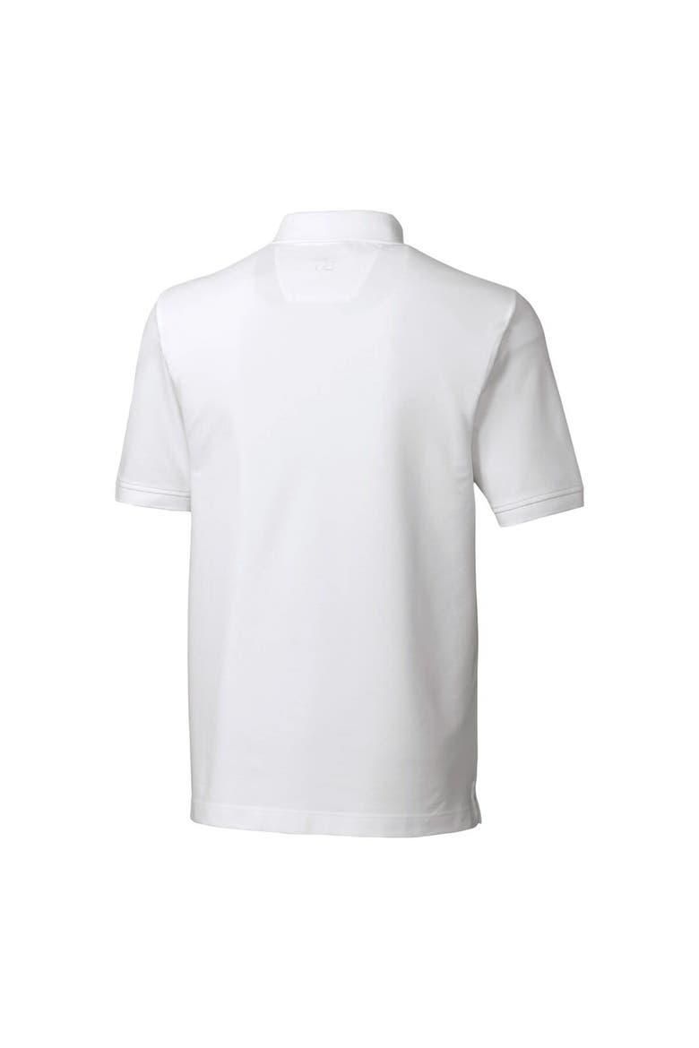Men's Cutter & Buck White Charlotte Knights DryTec Advantage Tri-Blend Pique Polo, Alternate, color, White