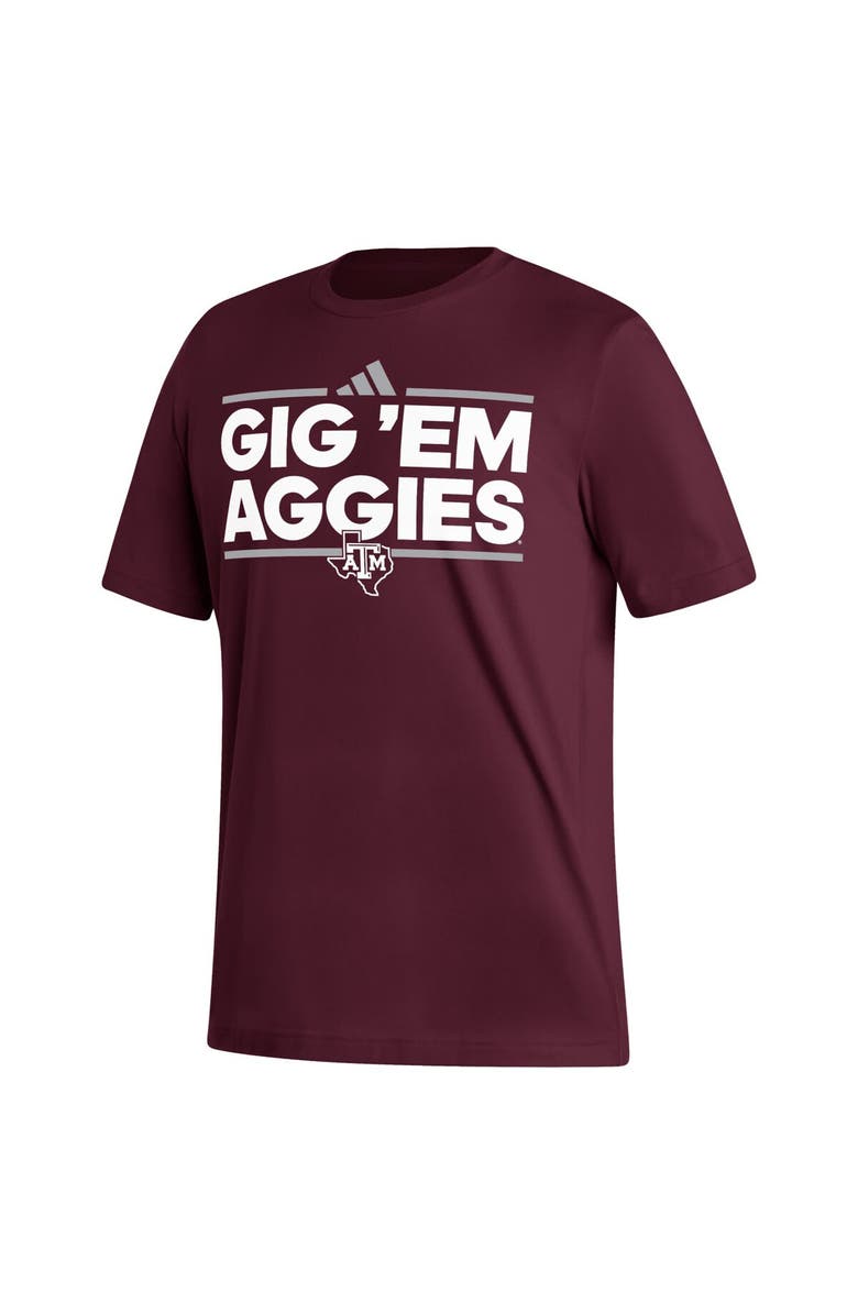 adidas Men's adidas  Maroon Texas A&M Aggies Dassler Local Fresh T-Shirt, Alternate, color, 