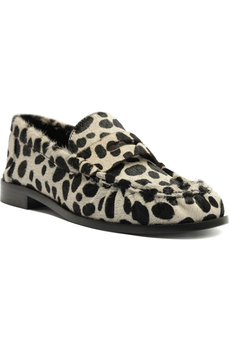 Schutz Tyche Genuine Calf Hair Penny Loafer, Main, color,