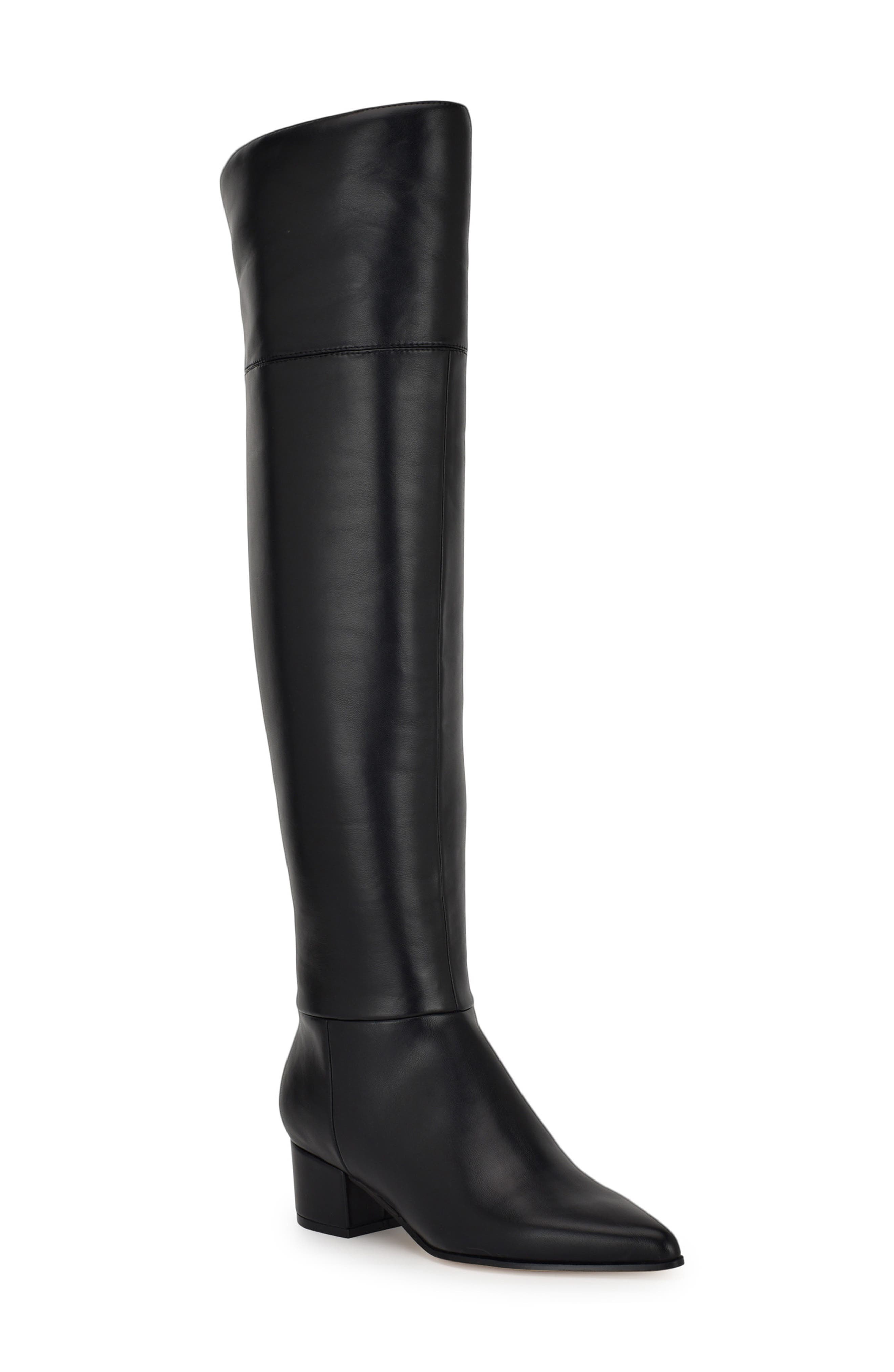 Nine West Maner Pointed Toe Over the Knee Boot, Main, color, 